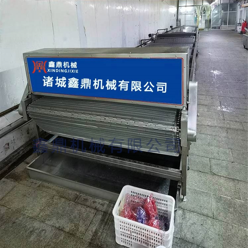 鴨脖壓直油炸流水線源頭廠家